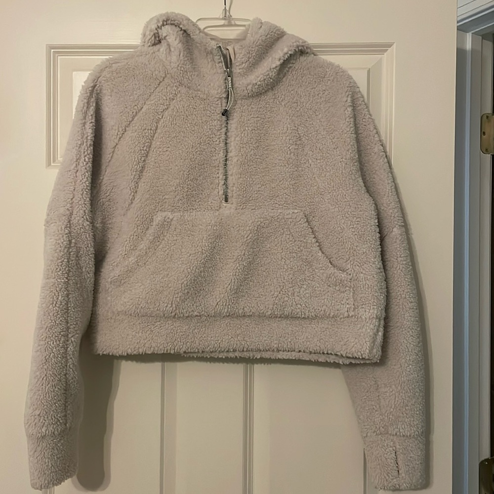 Lululemon scuba oversized 1/2 zip hoodie size XS/S